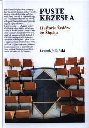 Okładka książki pt.: „<i>Puste krzesła : historie Żydów ze Śląska </i>”