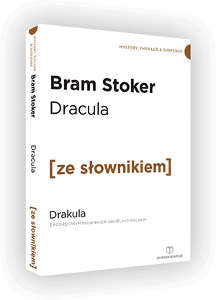 Okładka książki pt.: „<i>Dracula = Drakula : z podręcznym słownikiem angielsko-polskim.</i>Book 1”