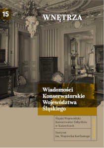 Okładka książki pt.: „<i>Wnętrza </i>”